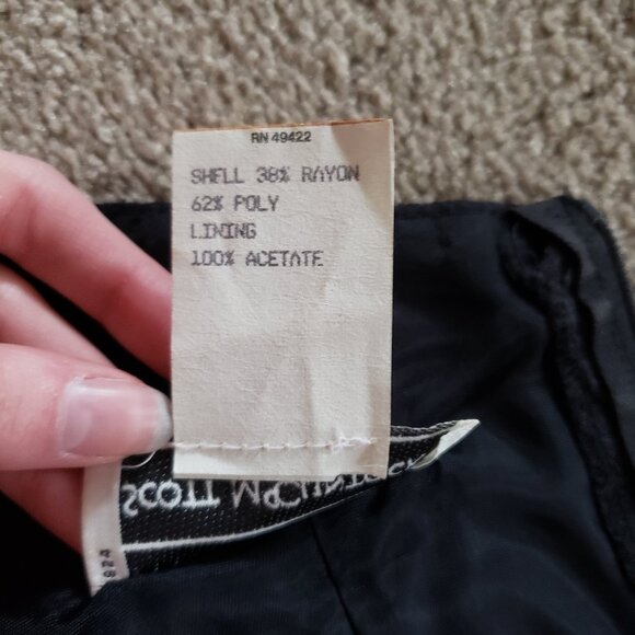 Vintage 90s black lace strapless mermaid high-low gown 6 - Picture 8 of 8